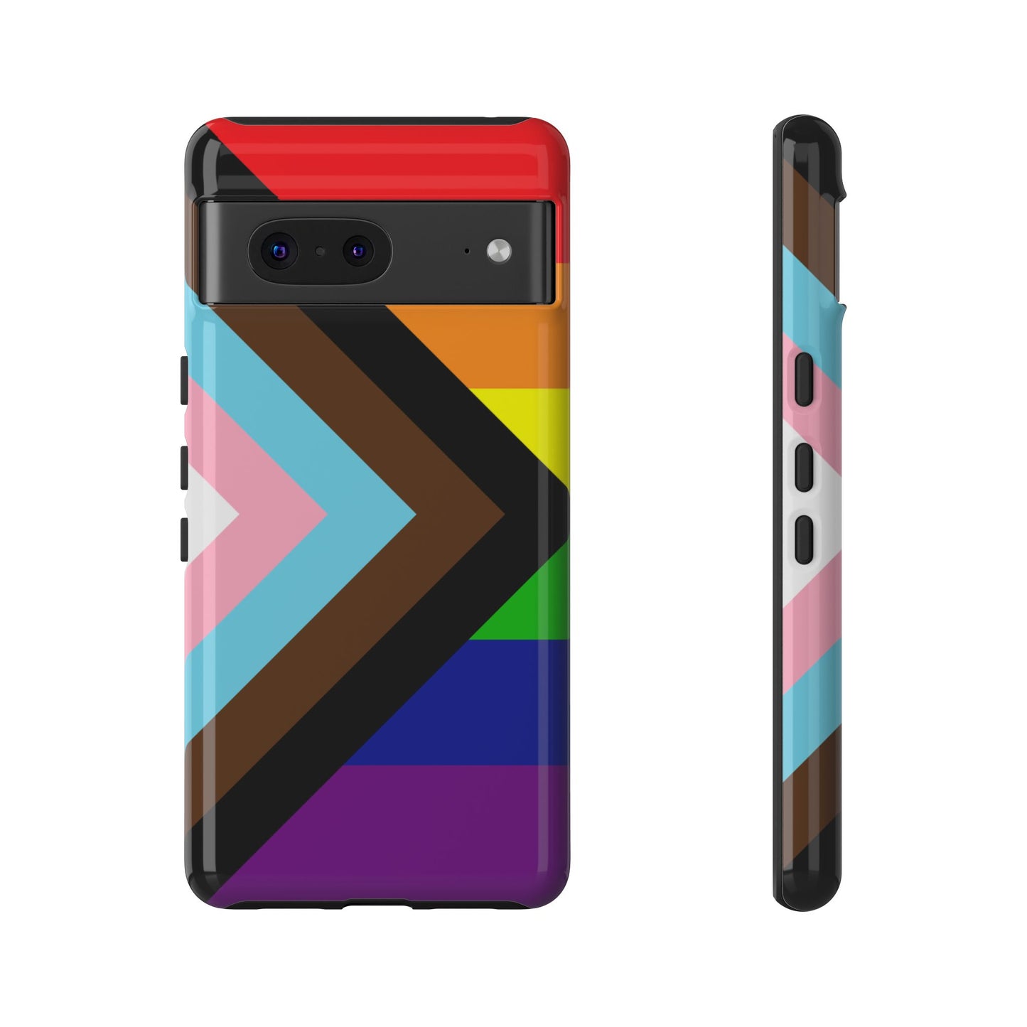 Progress Pride Google Pixel Phone Case – LGBTQ Protective Cover for Pixel 6 7 8 9