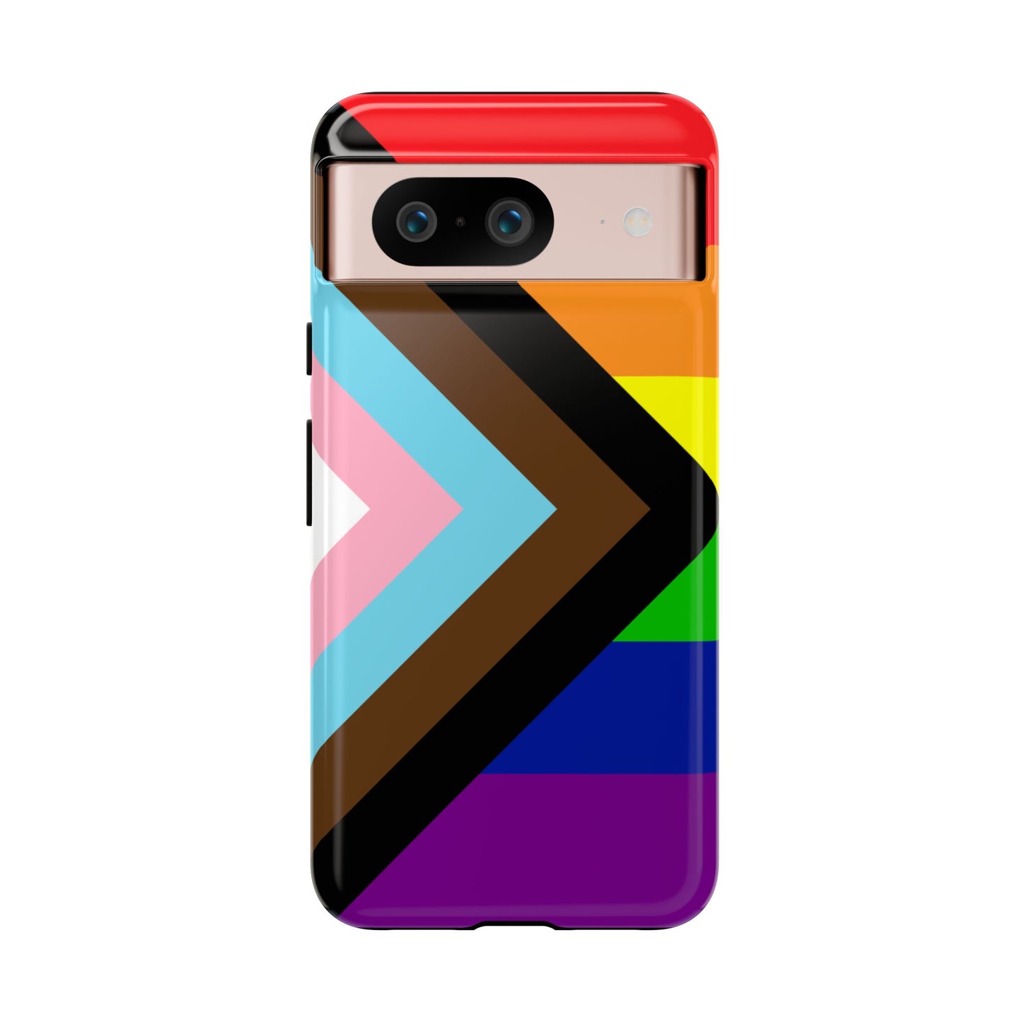 Progress Pride Google Pixel Phone Case – LGBTQ Protective Cover for Pixel 6 7 8 9