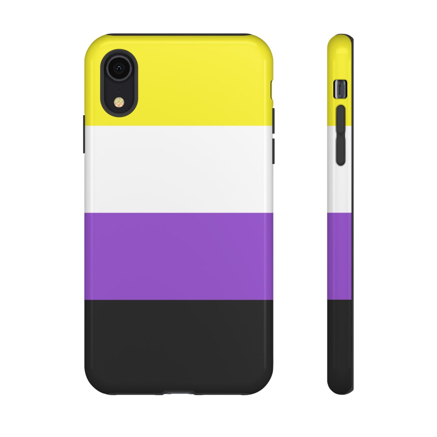 Nonbinary Pride iPhone Case – LGBTQ Flag Protective Cover for iPhone 11 12 13 14 15 16 17