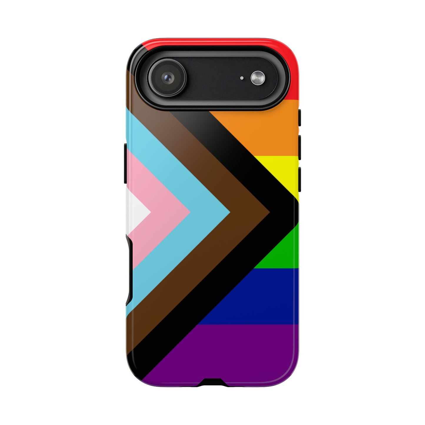 Progress Pride iPhone Case – LGBTQ Flag Protective Cover for iPhone 11 12 13 14 15 16 17