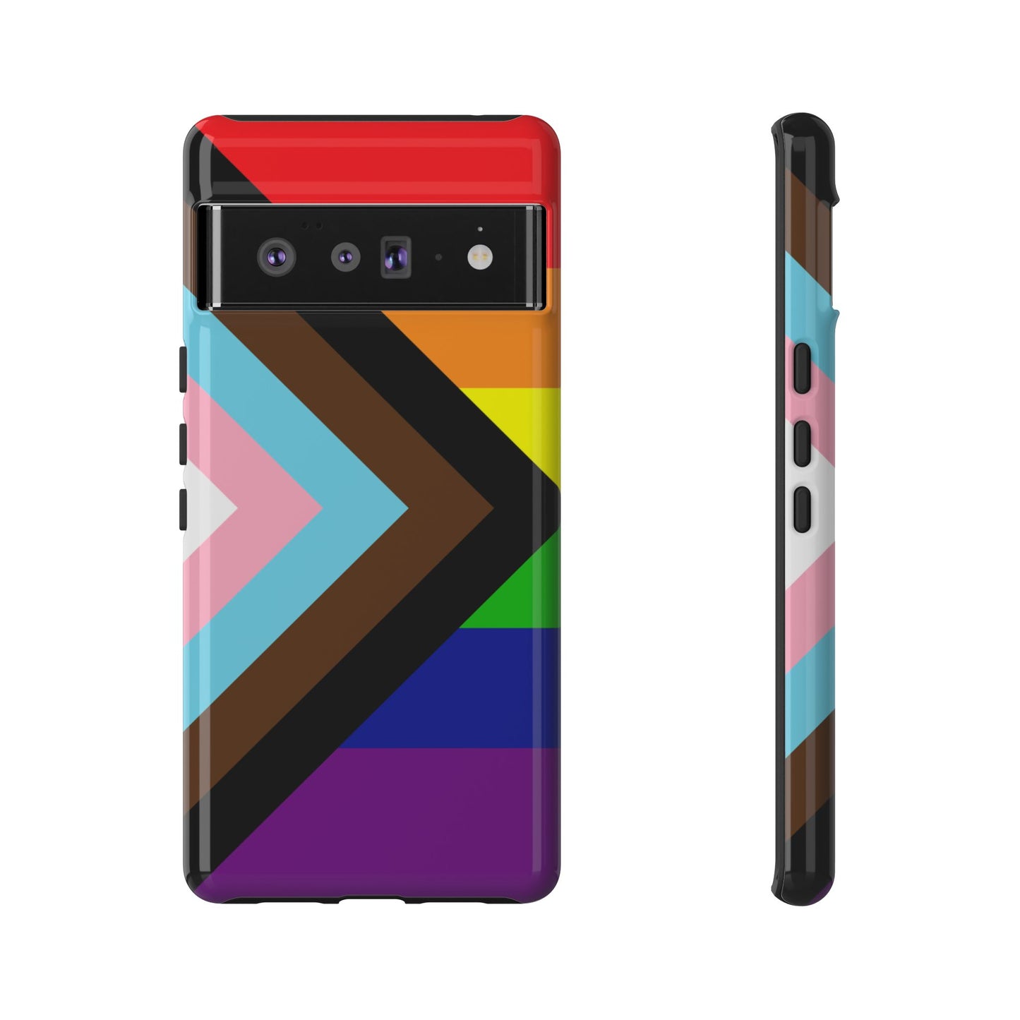 Progress Pride Google Pixel Phone Case – LGBTQ Protective Cover for Pixel 6 7 8 9
