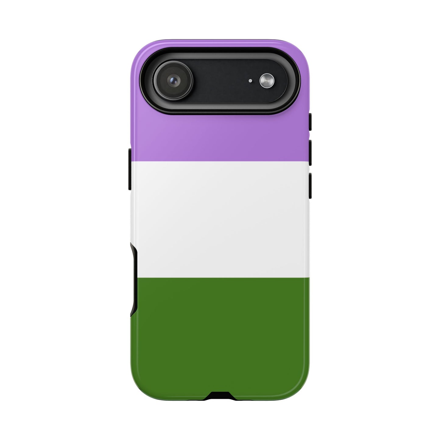 Genderqueer Pride iPhone Case – LGBTQ Flag Protective Cover for iPhone 11 12 13 14 15 16 17