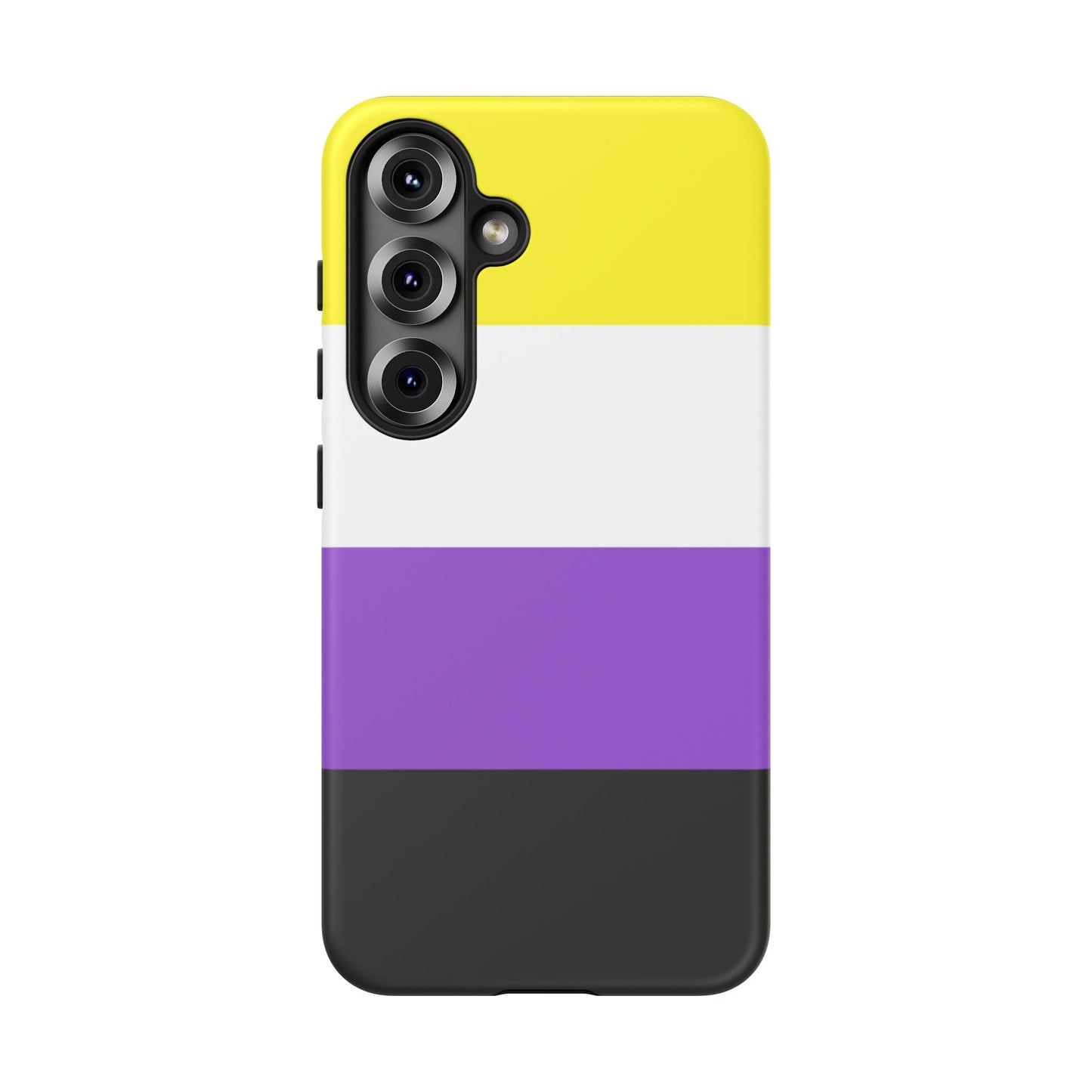 Nonbinary Pride Samsung Phone Case – LGBTQ Flag Protective Cover for Galaxy S21 S22 S23 S24 S25