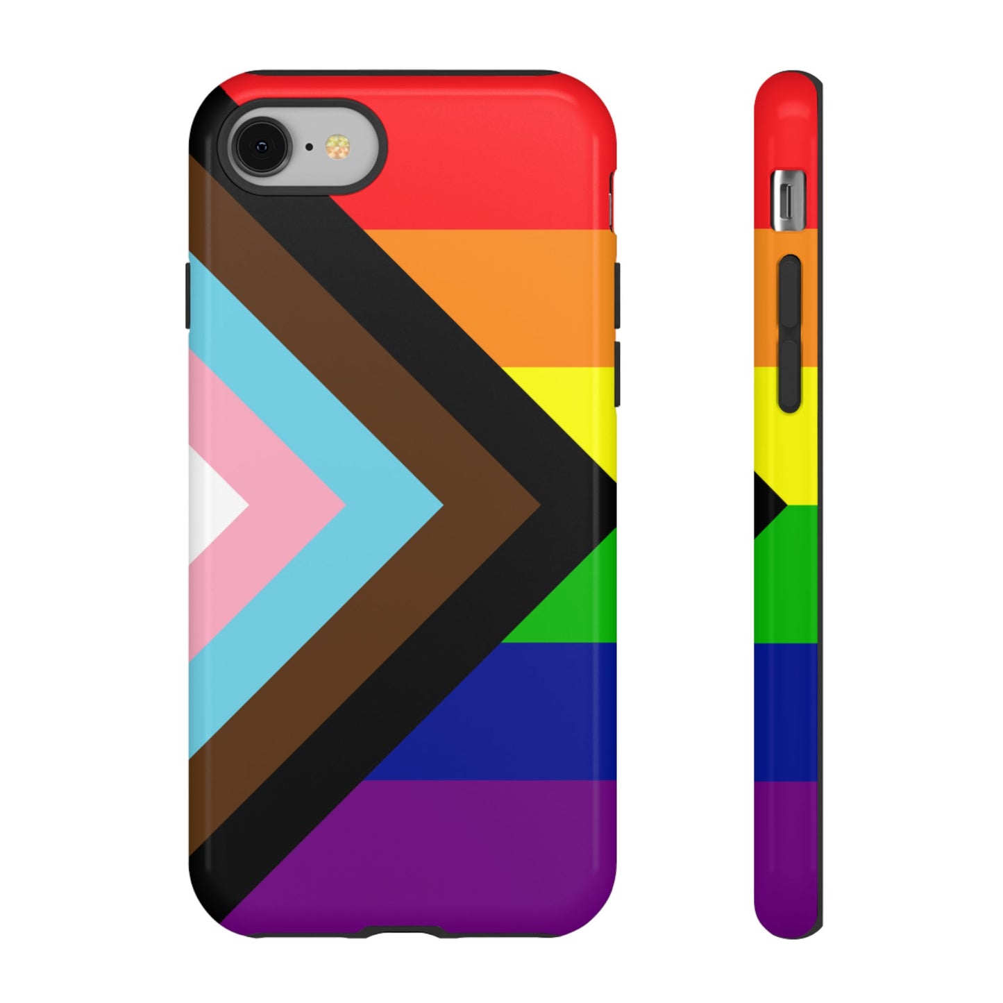 Progress Pride iPhone Case – LGBTQ Flag Protective Cover for iPhone 11 12 13 14 15 16 17