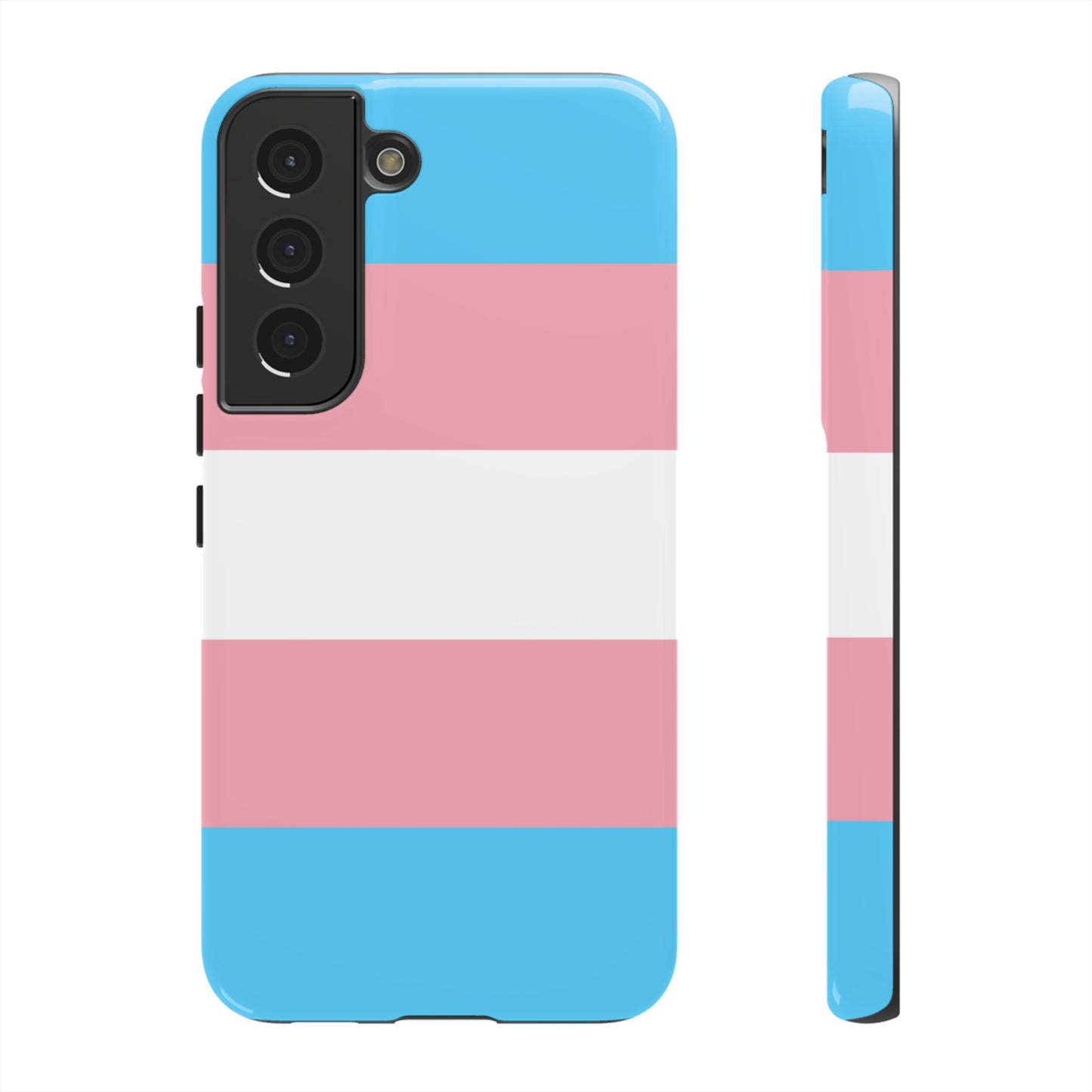 Transgender Pride Samsung Phone Case – LGBTQ Flag Protective Cover for Galaxy S21 S22 S23 S24 S25