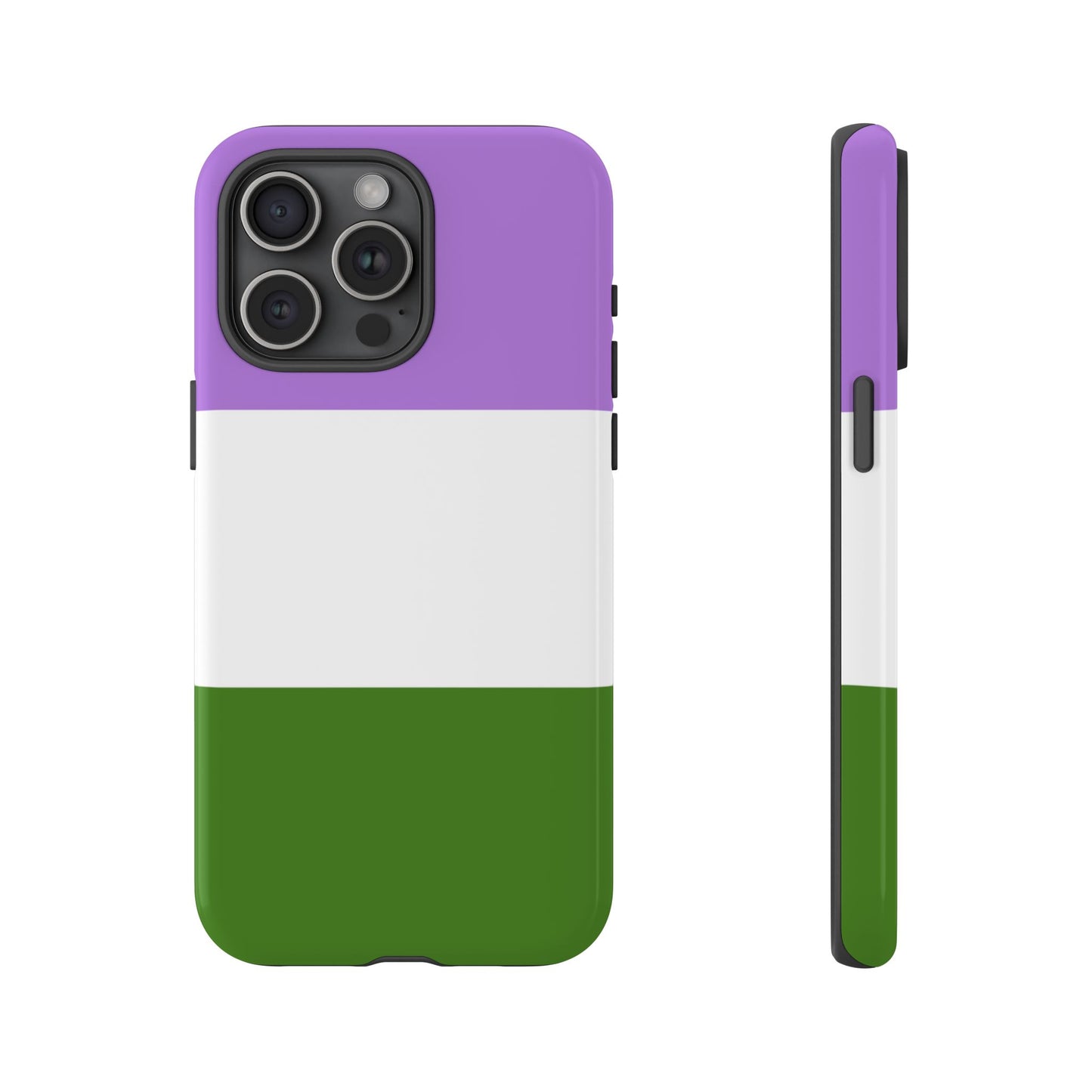 Genderqueer Pride iPhone Case – LGBTQ Flag Protective Cover for iPhone 11 12 13 14 15 16 17