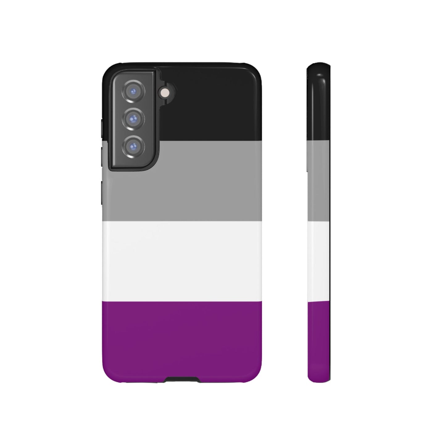 Asexual Pride Samsung Phone Case – LGBTQ Flag Protective Cover for Galaxy S21 S22 S23 S24 S25