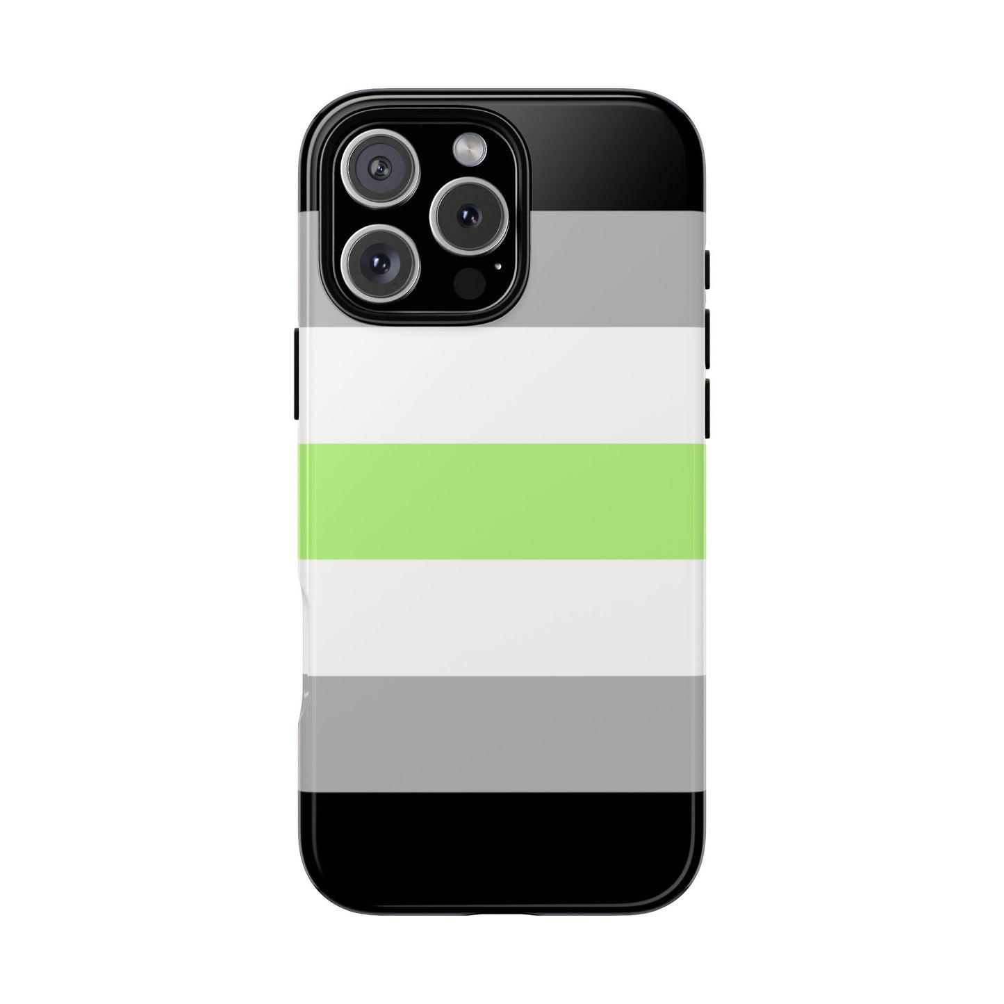 Agender Pride iPhone Case – LGBTQ Flag Protective Cover for iPhone 11 12 13 14 15 16 17