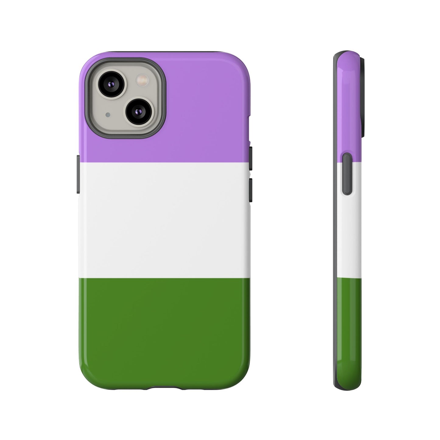 Genderqueer Pride iPhone Case – LGBTQ Flag Protective Cover for iPhone 11 12 13 14 15 16 17