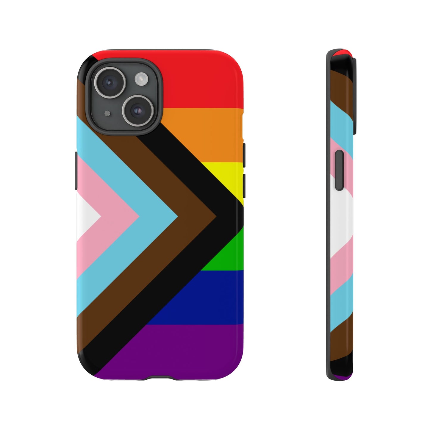 Progress Pride iPhone Case – LGBTQ Flag Protective Cover for iPhone 11 12 13 14 15 16 17