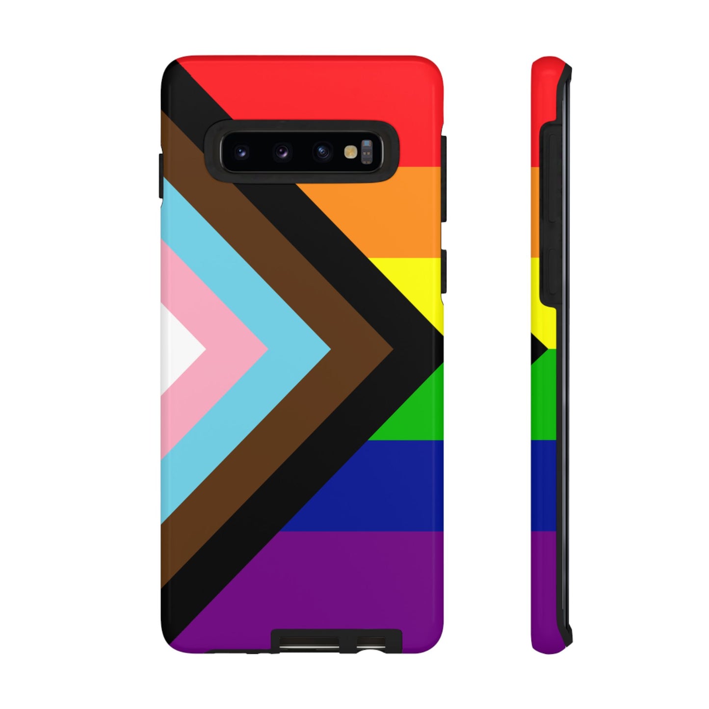 Progress Pride Samsung Phone Case – LGBTQ Flag Protective Cover for Galaxy S21 S22 S23 S24 S25