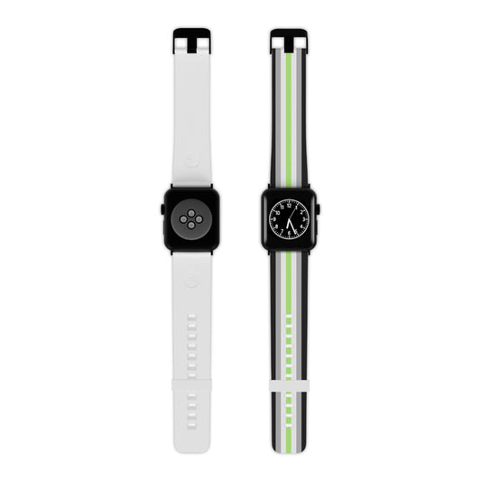 Agender Pride Apple Watch Band – LGBTQ Silicone Strap (38mm–49mm)