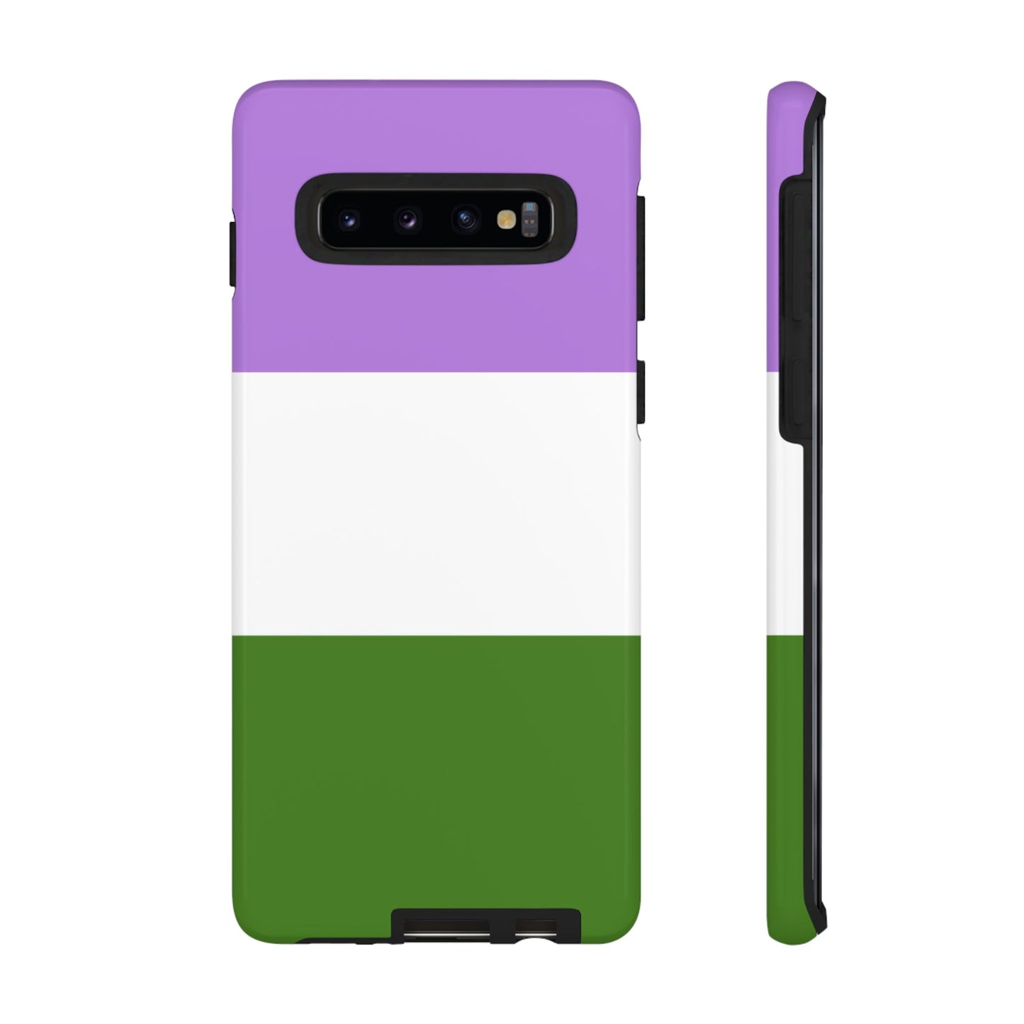 Genderqueer Pride Samsung Phone Case – LGBTQ Flag Protective Cover for Galaxy S21 S22 S23 S24 S25