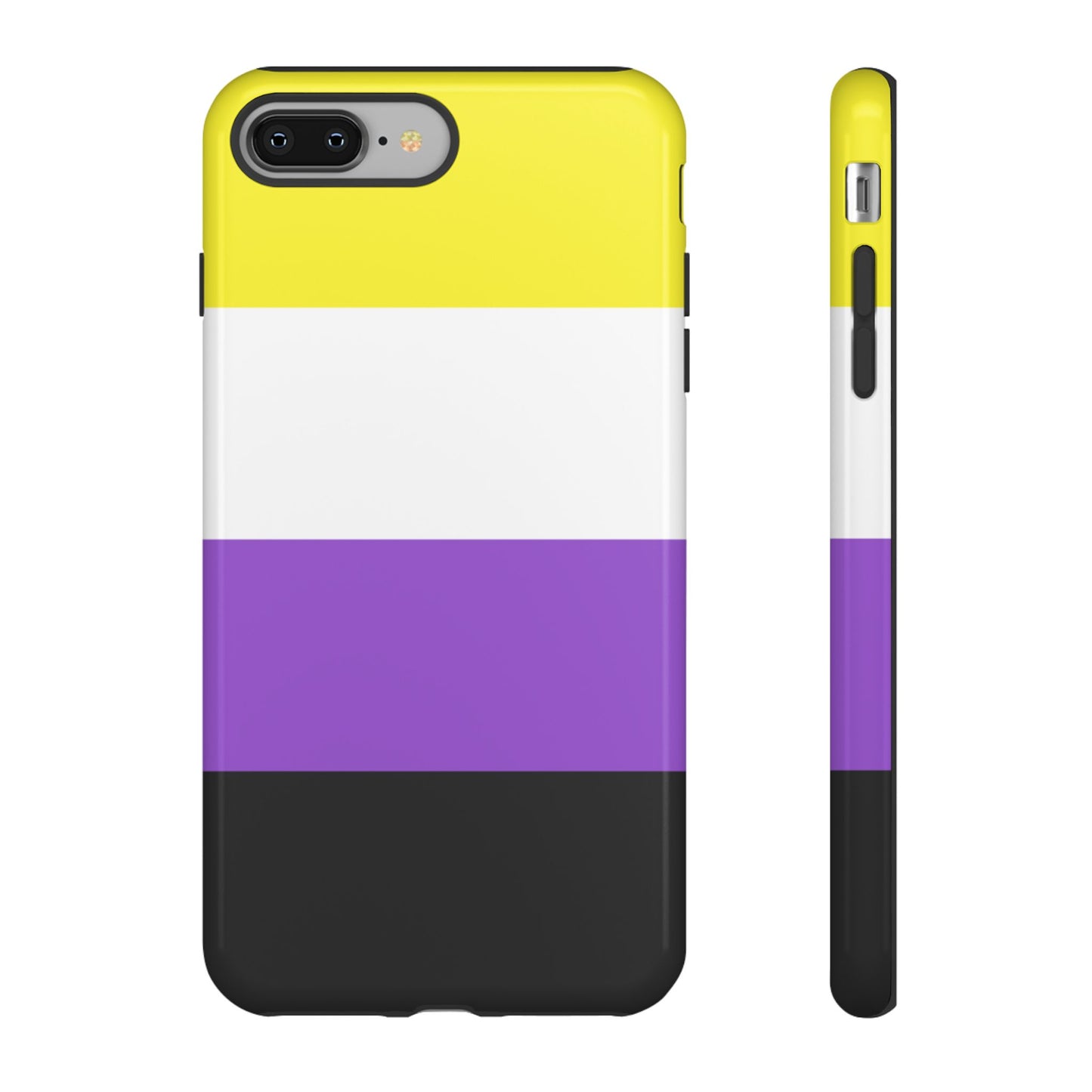 Nonbinary Pride iPhone Case – LGBTQ Flag Protective Cover for iPhone 11 12 13 14 15 16 17