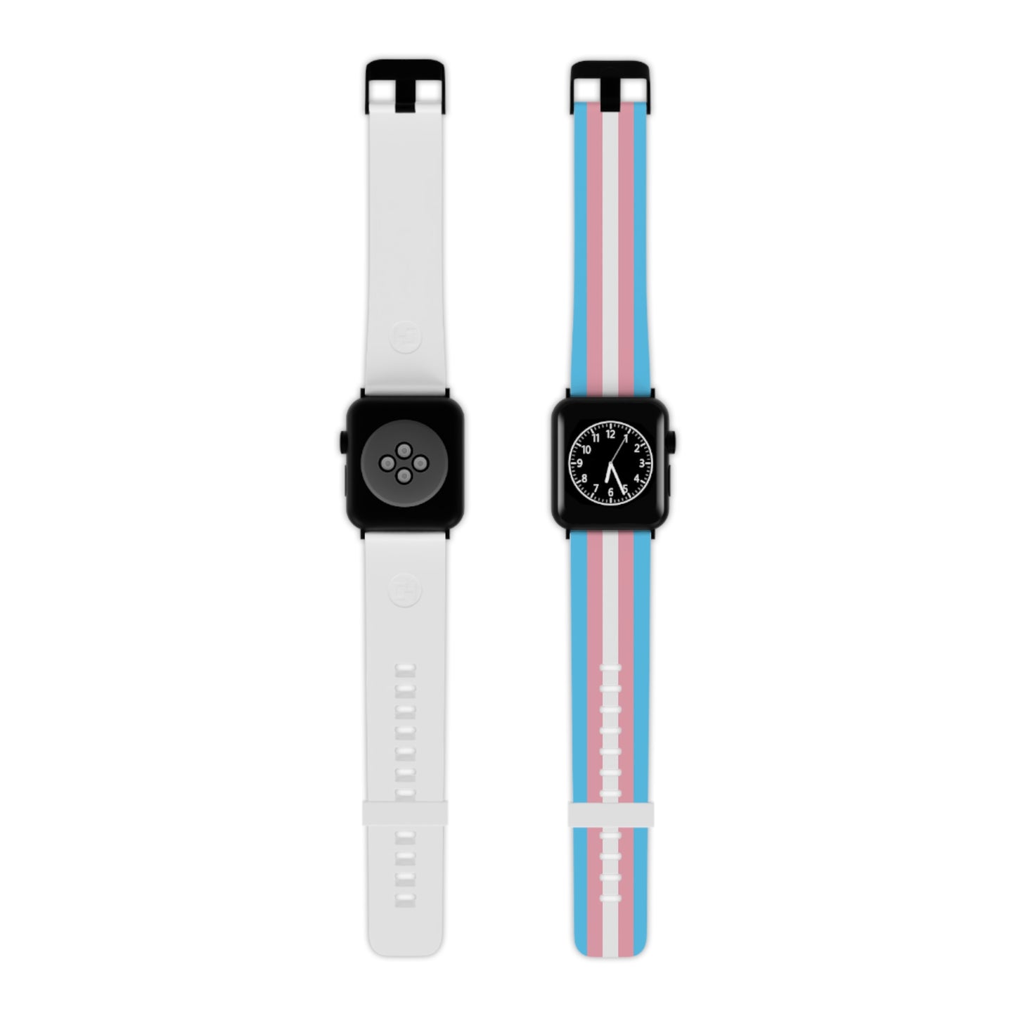 Transgender Pride Apple Watch Band – LGBTQ Silicone Strap