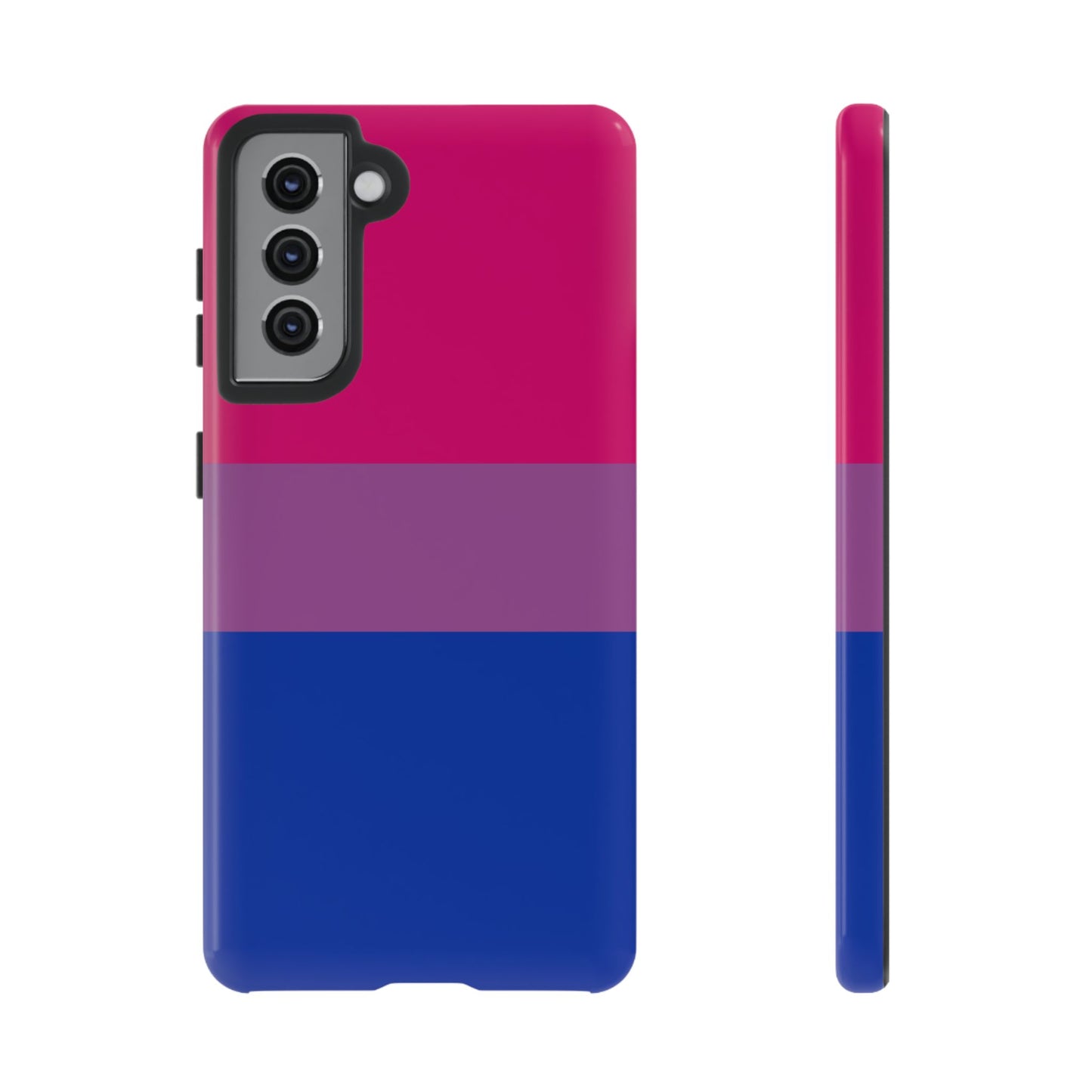 Bisexual Pride Samsung Phone Case – LGBTQ Flag Protective Cover for Galaxy S21 S22 S23 S24 S25