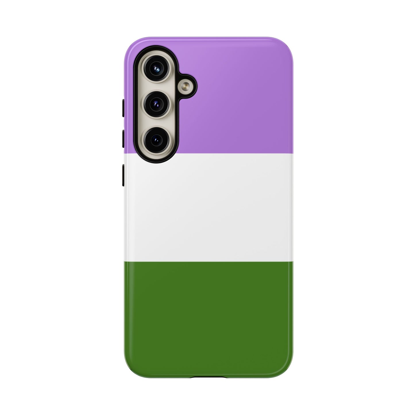Genderqueer Pride Samsung Phone Case – LGBTQ Flag Protective Cover for Galaxy S21 S22 S23 S24 S25