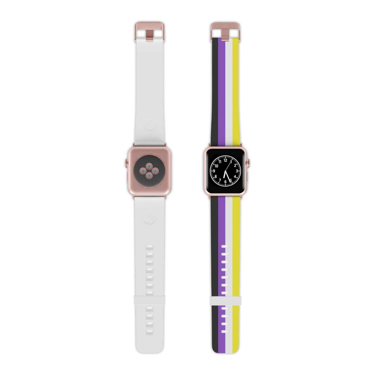 Non Binary Pride Apple Watch Band – LGBTQ Silicone Strap