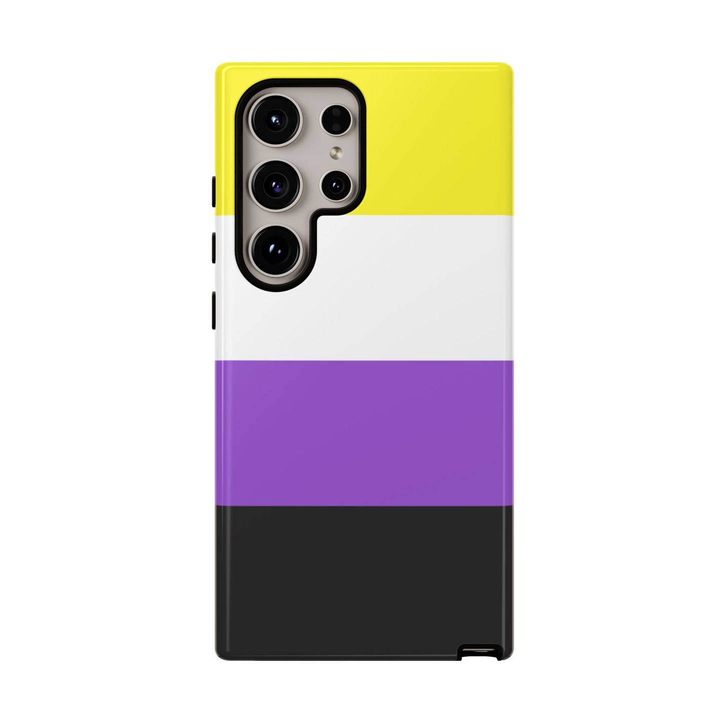 Nonbinary Pride Samsung Phone Case – LGBTQ Flag Protective Cover for Galaxy S21 S22 S23 S24 S25
