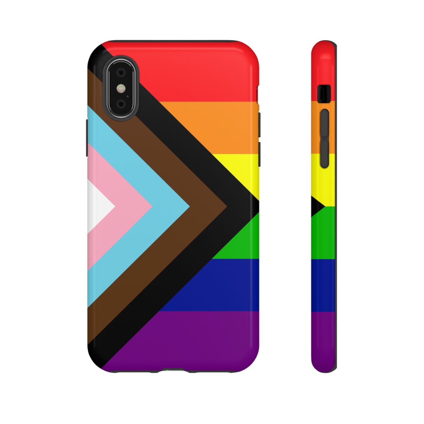 Progress Pride iPhone Case – LGBTQ Flag Protective Cover for iPhone 11 12 13 14 15 16 17