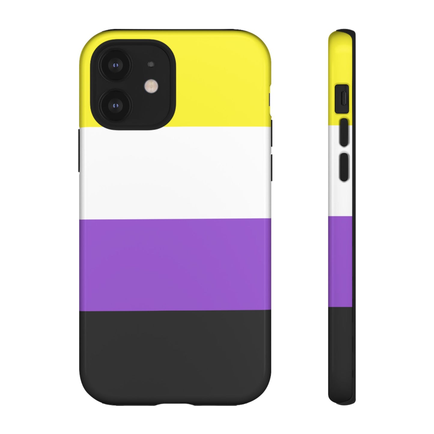 Nonbinary Pride iPhone Case – LGBTQ Flag Protective Cover for iPhone 11 12 13 14 15 16 17