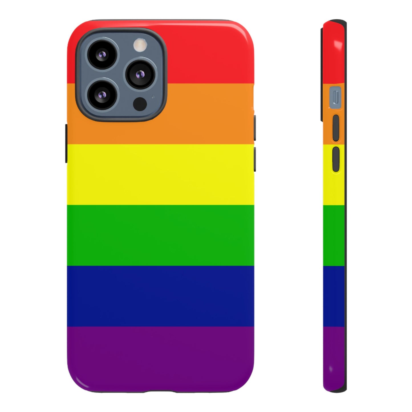 Rainbow Pride iPhone Case – LGBTQ Flag Protective Cover for iPhone 11 12 13 14 15 16 17