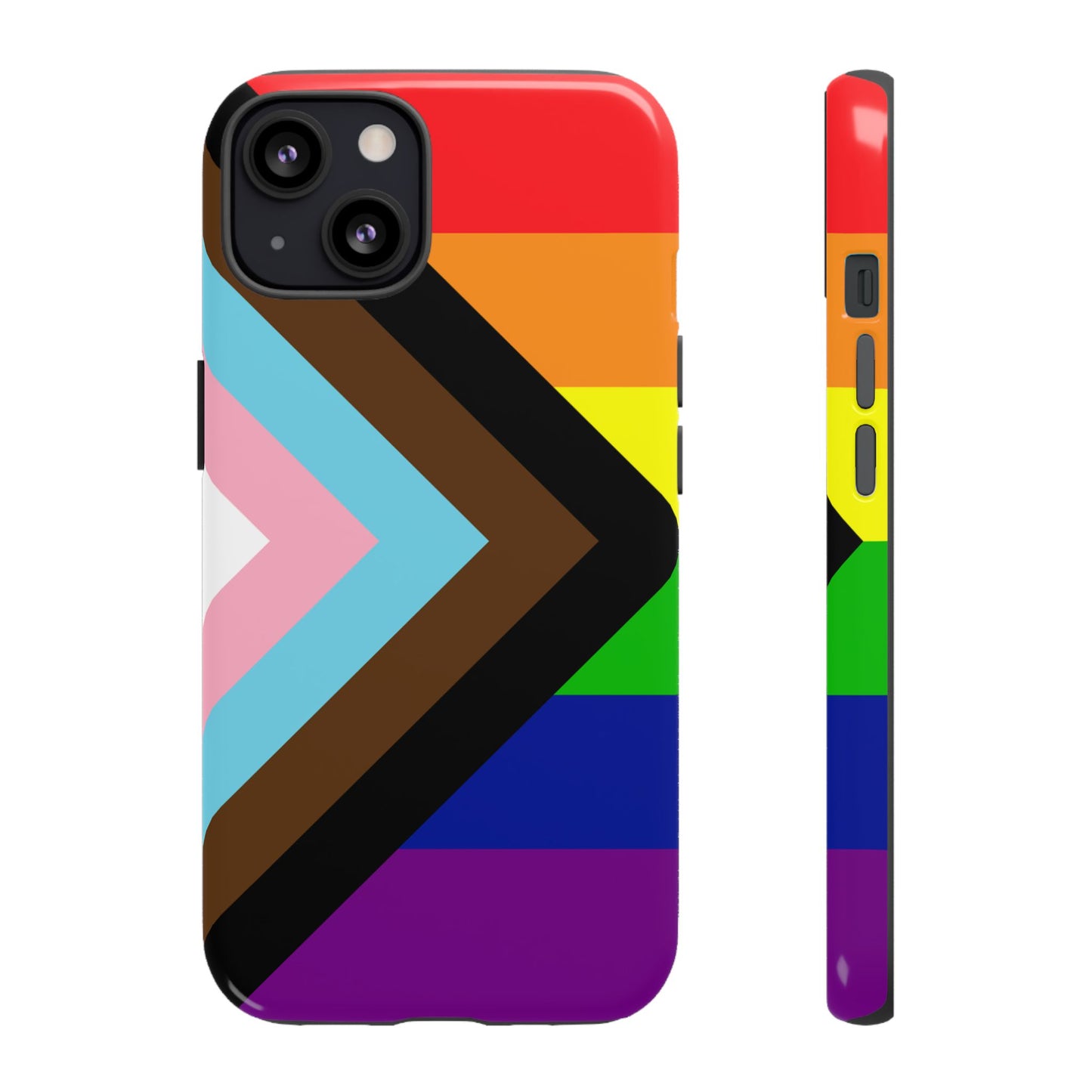 Progress Pride iPhone Case – LGBTQ Flag Protective Cover for iPhone 11 12 13 14 15 16 17