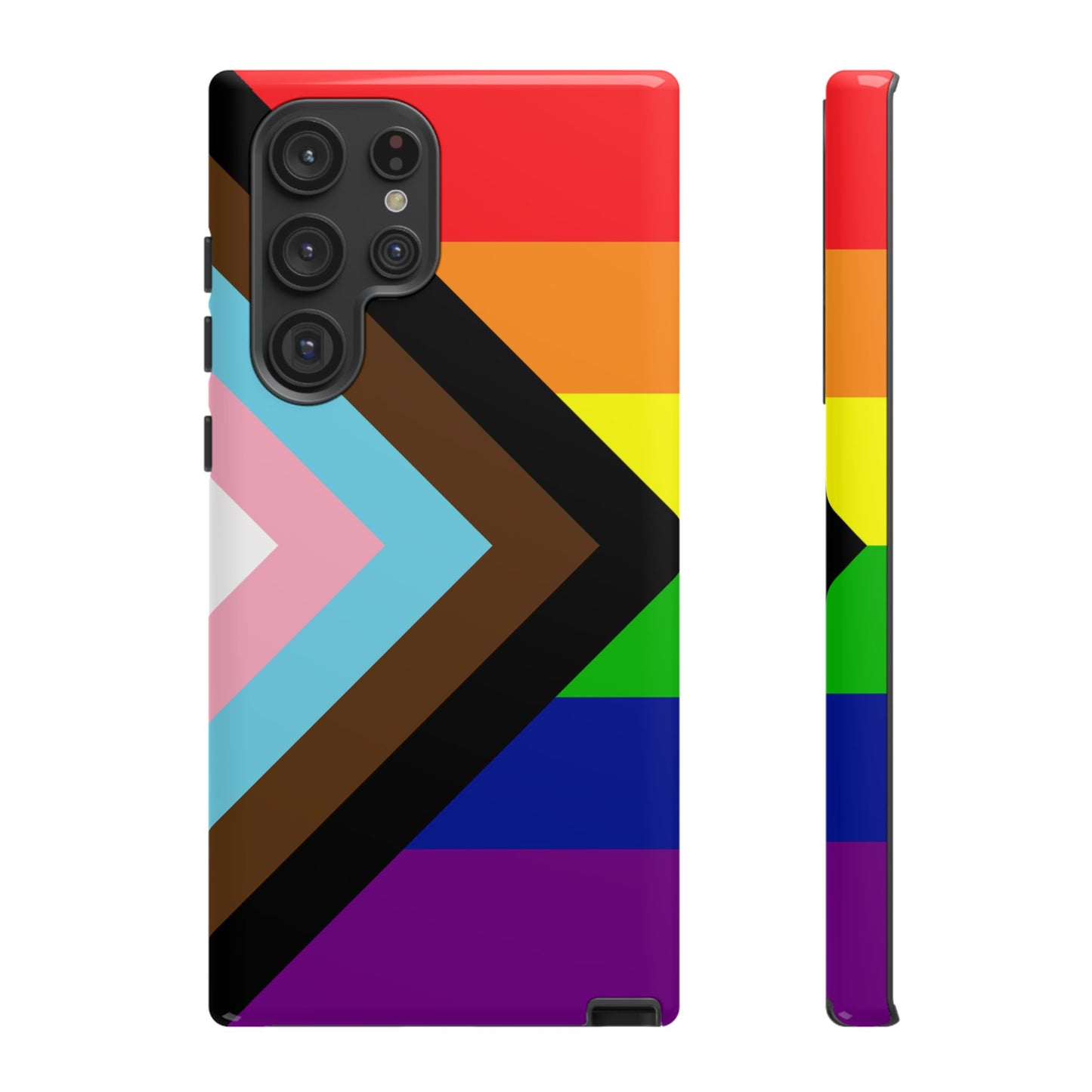 Progress Pride Samsung Phone Case – LGBTQ Flag Protective Cover for Galaxy S21 S22 S23 S24 S25