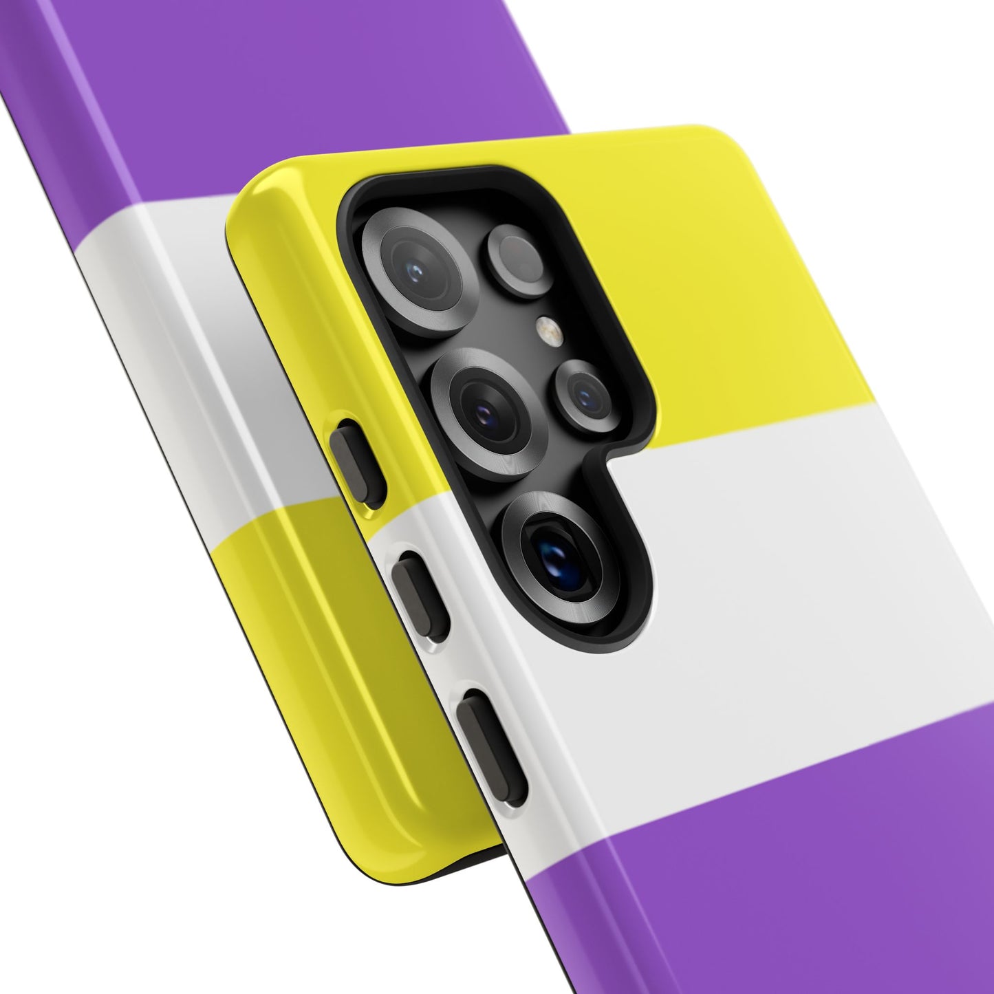 Nonbinary Pride Samsung Phone Case – LGBTQ Flag Protective Cover for Galaxy S21 S22 S23 S24 S25