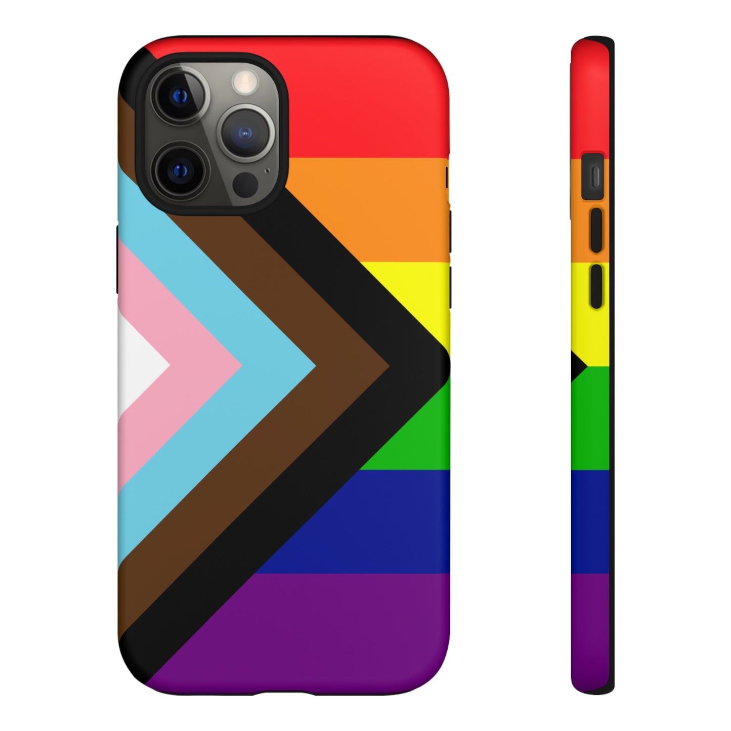 Progress Pride iPhone Case – LGBTQ Flag Protective Cover for iPhone 11 12 13 14 15 16 17