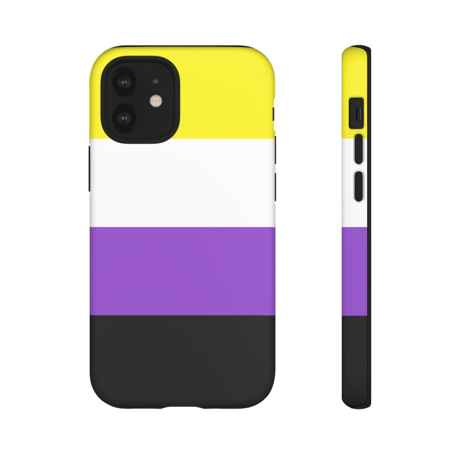 Nonbinary Pride iPhone Case – LGBTQ Flag Protective Cover for iPhone 11 12 13 14 15 16 17
