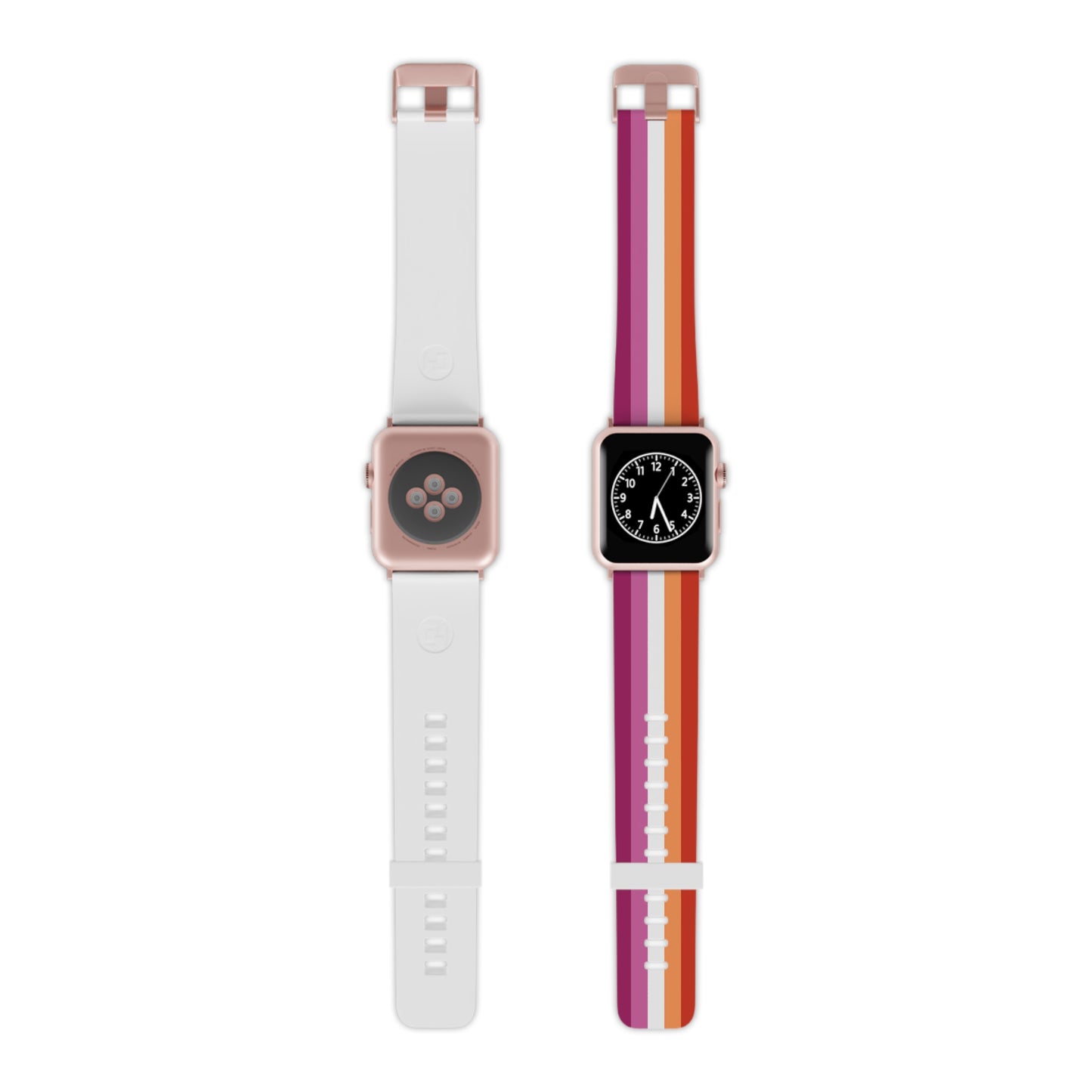 Lesbian Pride Apple Watch Band – LGBTQ Silicone Strap