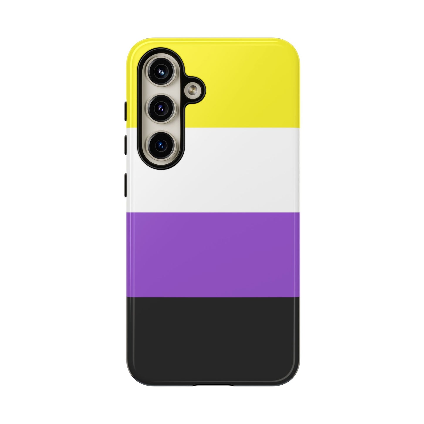 Nonbinary Pride Samsung Phone Case – LGBTQ Flag Protective Cover for Galaxy S21 S22 S23 S24 S25