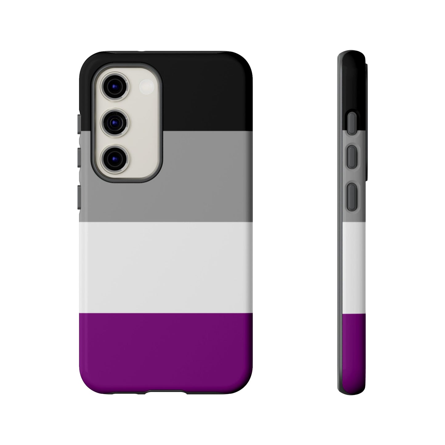 Asexual Pride Samsung Phone Case – LGBTQ Flag Protective Cover for Galaxy S21 S22 S23 S24 S25