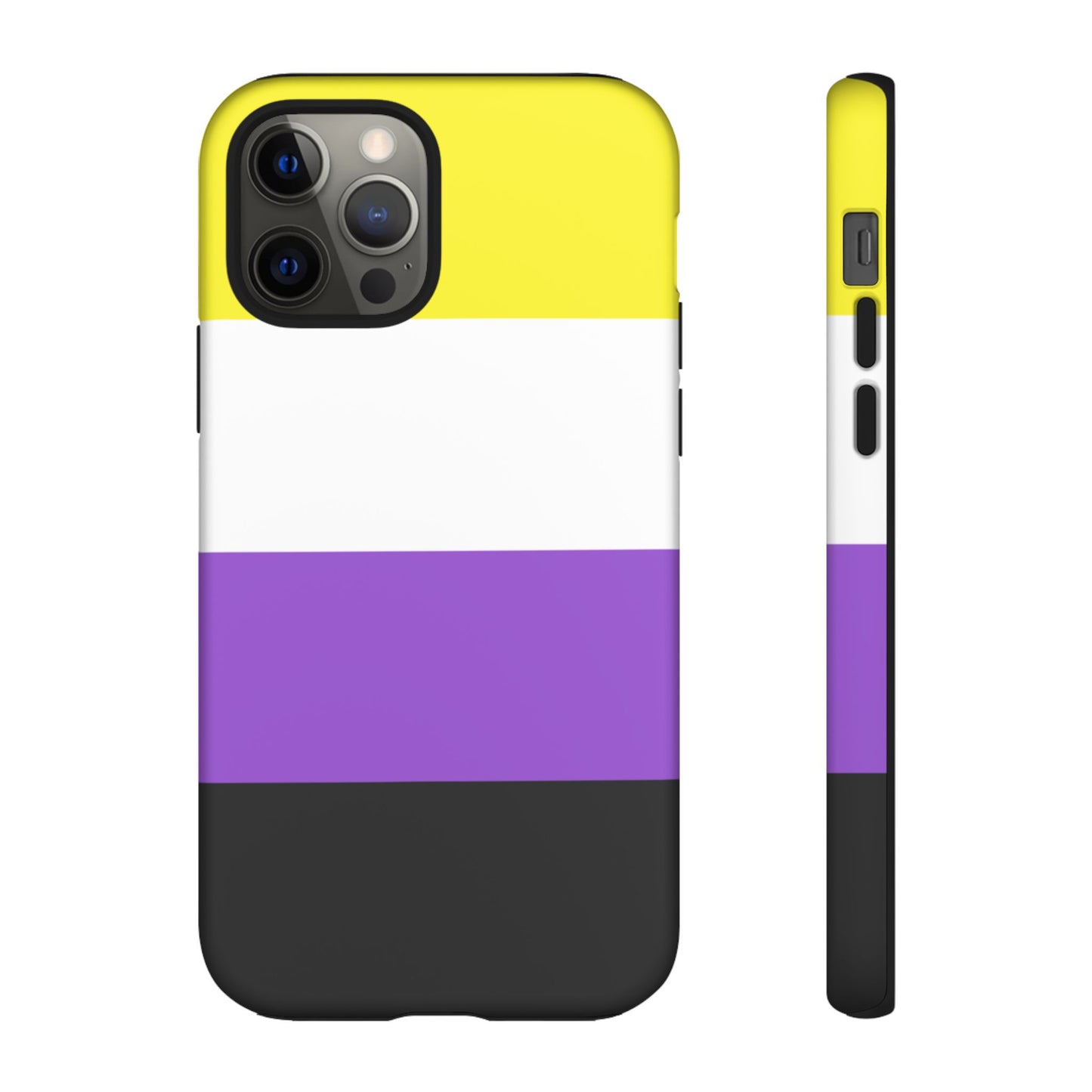 Nonbinary Pride iPhone Case – LGBTQ Flag Protective Cover for iPhone 11 12 13 14 15 16 17