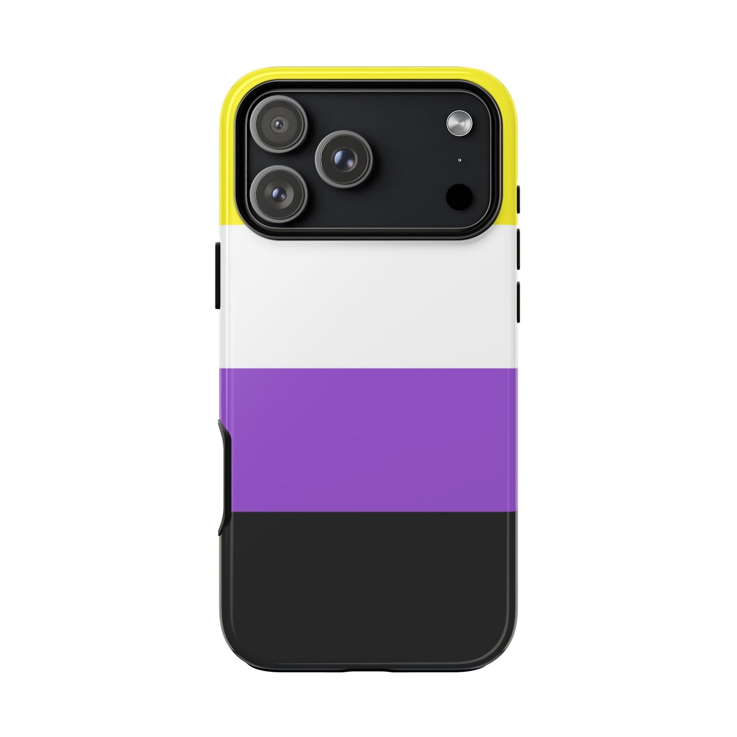 Nonbinary Pride iPhone Case – LGBTQ Flag Protective Cover for iPhone 11 12 13 14 15 16 17