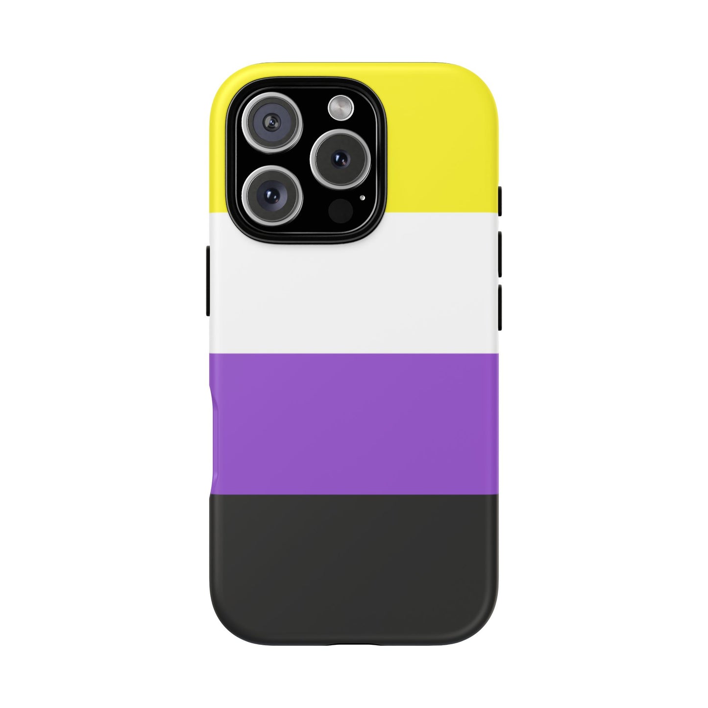Nonbinary Pride iPhone Case – LGBTQ Flag Protective Cover for iPhone 11 12 13 14 15 16 17