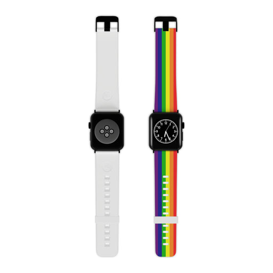 Rainbow Pride Apple Watch Band – LGBTQ Silicone Strap