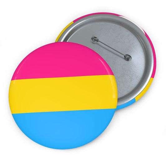 Pansexual Pride Pin Button – LGBTQ Flag Badge