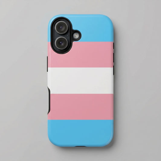Transgender Pride iPhone Case – LGBTQ Flag Protective Cover for iPhone 11 12 13 14 15 16 17