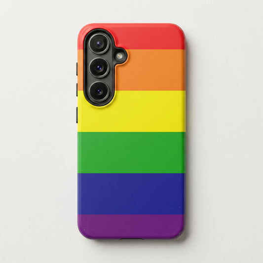 Rainbow Pride Samsung Phone Case – LGBTQ Flag Protective Cover for Galaxy S21 S22 S23 S24 S25