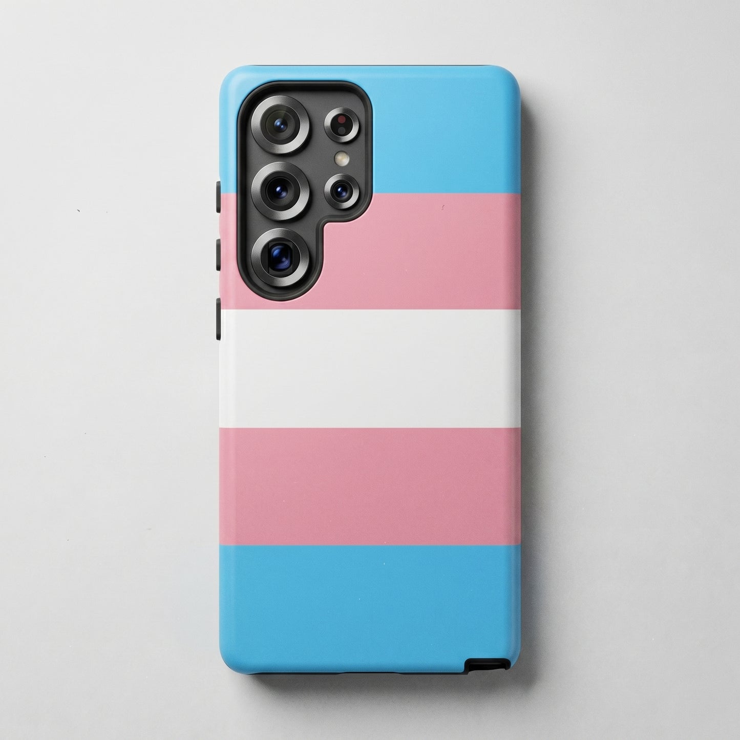 Transgender Pride Samsung Phone Case – LGBTQ Flag Protective Cover for Galaxy S21 S22 S23 S24 S25