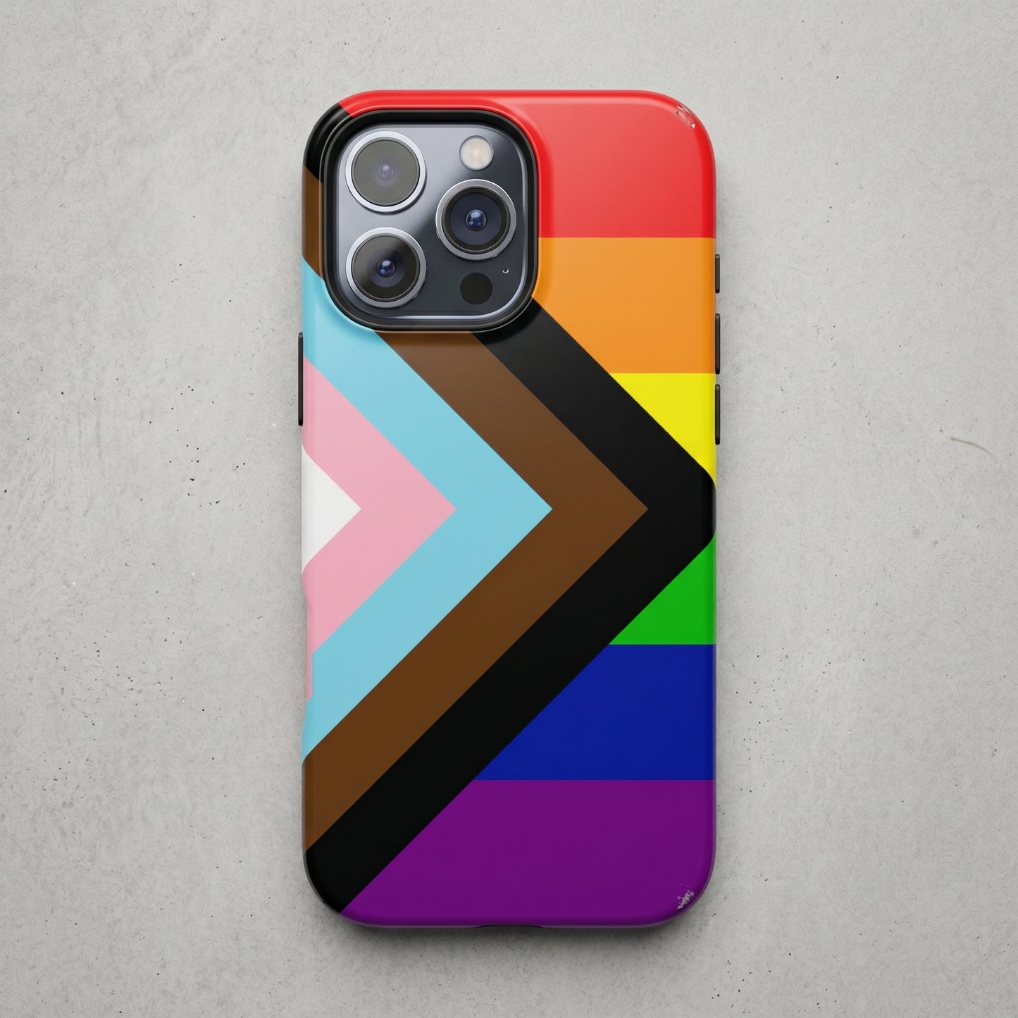 Progress Pride iPhone Case – LGBTQ Flag Protective Cover for iPhone 11 12 13 14 15 16 17