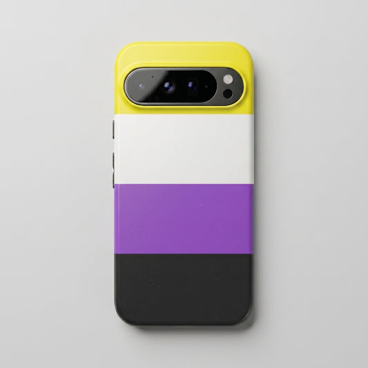 Nonbinary Pride Google Pixel Phone Case – LGBTQ Protective Cover for Pixel 6 7 8 9