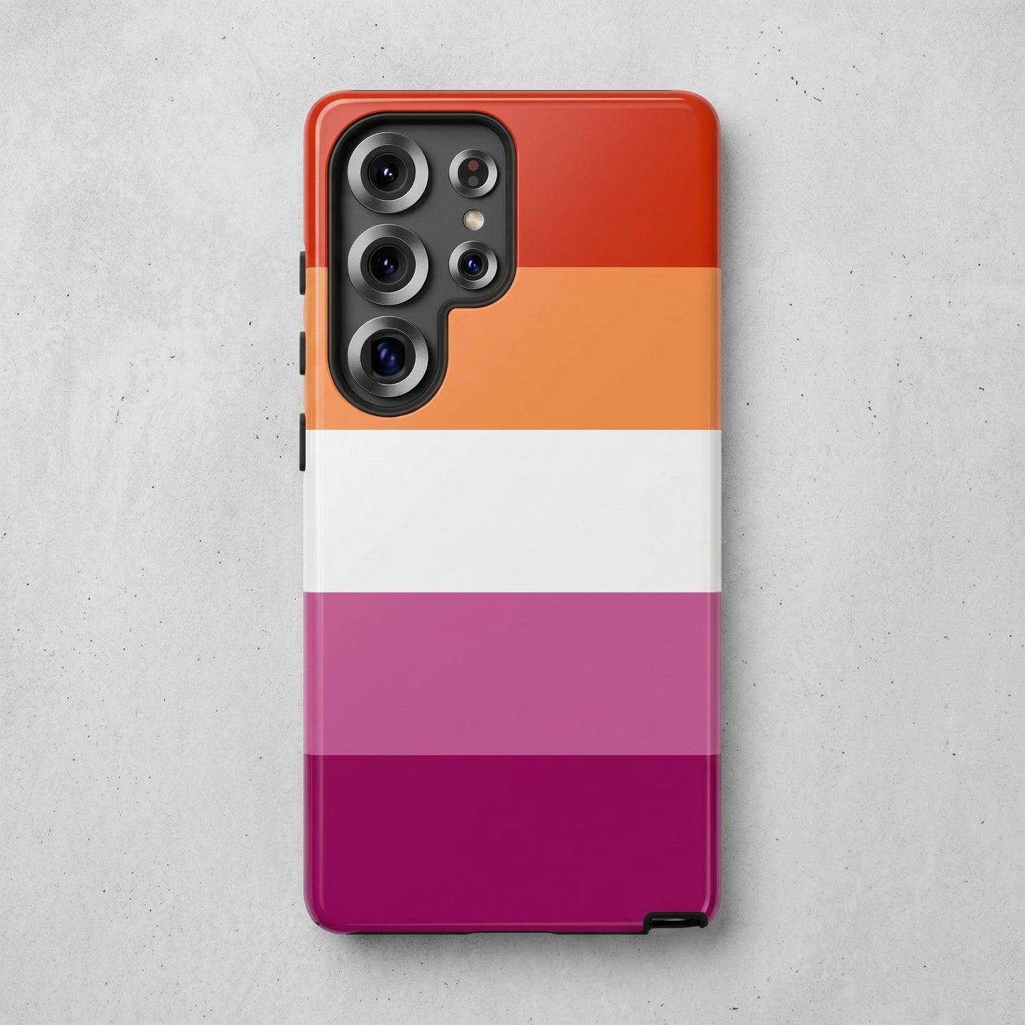 Lesbian Pride Samsung Phone Case – LGBTQ Flag Protective Cover for Galaxy S21 S22 S23 S24 S25