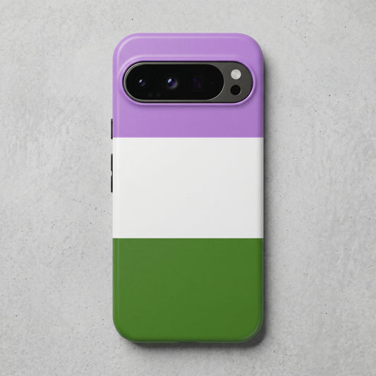 Genderqueer Pride Google Pixel Phone Case – LGBTQ Protective Cover for Pixel 6 7 8 9