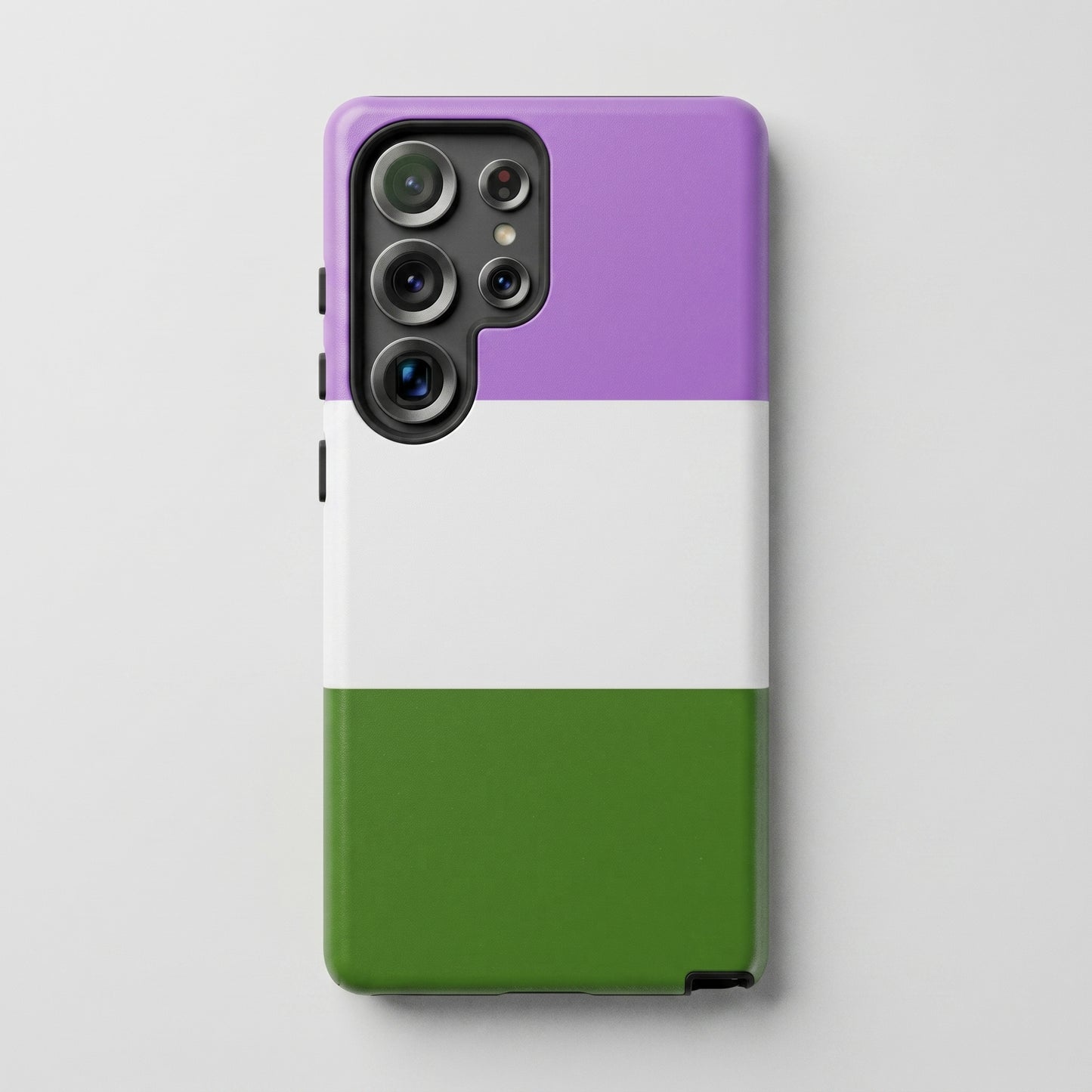 Genderqueer Pride Samsung Phone Case – LGBTQ Flag Protective Cover for Galaxy S21 S22 S23 S24 S25