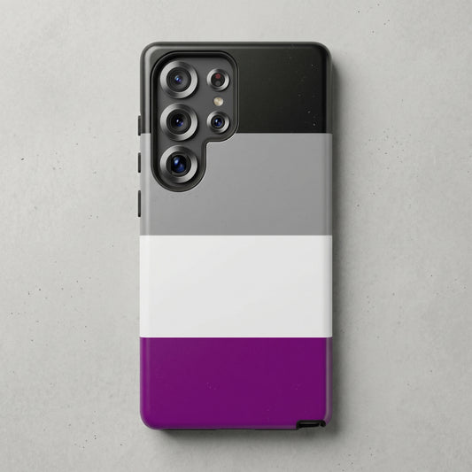 Asexual Pride Samsung Phone Case – LGBTQ Flag Protective Cover for Galaxy S21 S22 S23 S24 S25