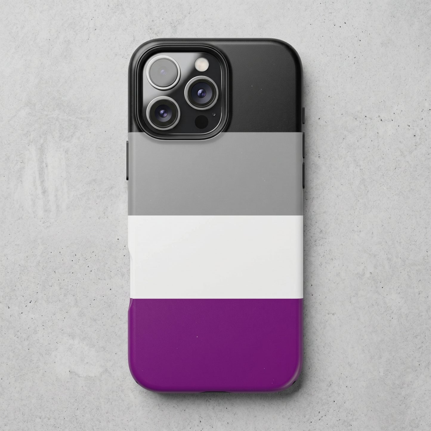 Asexual Pride iPhone Case – LGBTQ Flag Protective Cover for iPhone 11 12 13 14 15 16 17