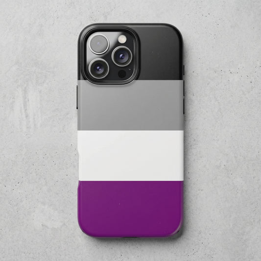 Asexual Pride iPhone Case – LGBTQ Flag Protective Cover for iPhone 11 12 13 14 15 16 17